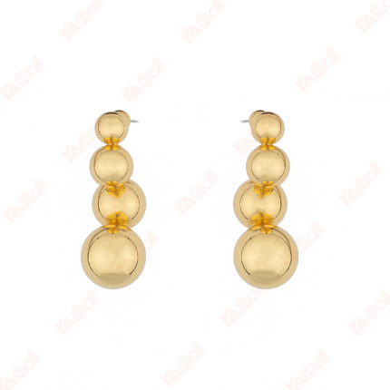 gold plated earrings